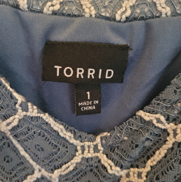 Torrid 1X Lace Skater Dress - Picture 3 of 6